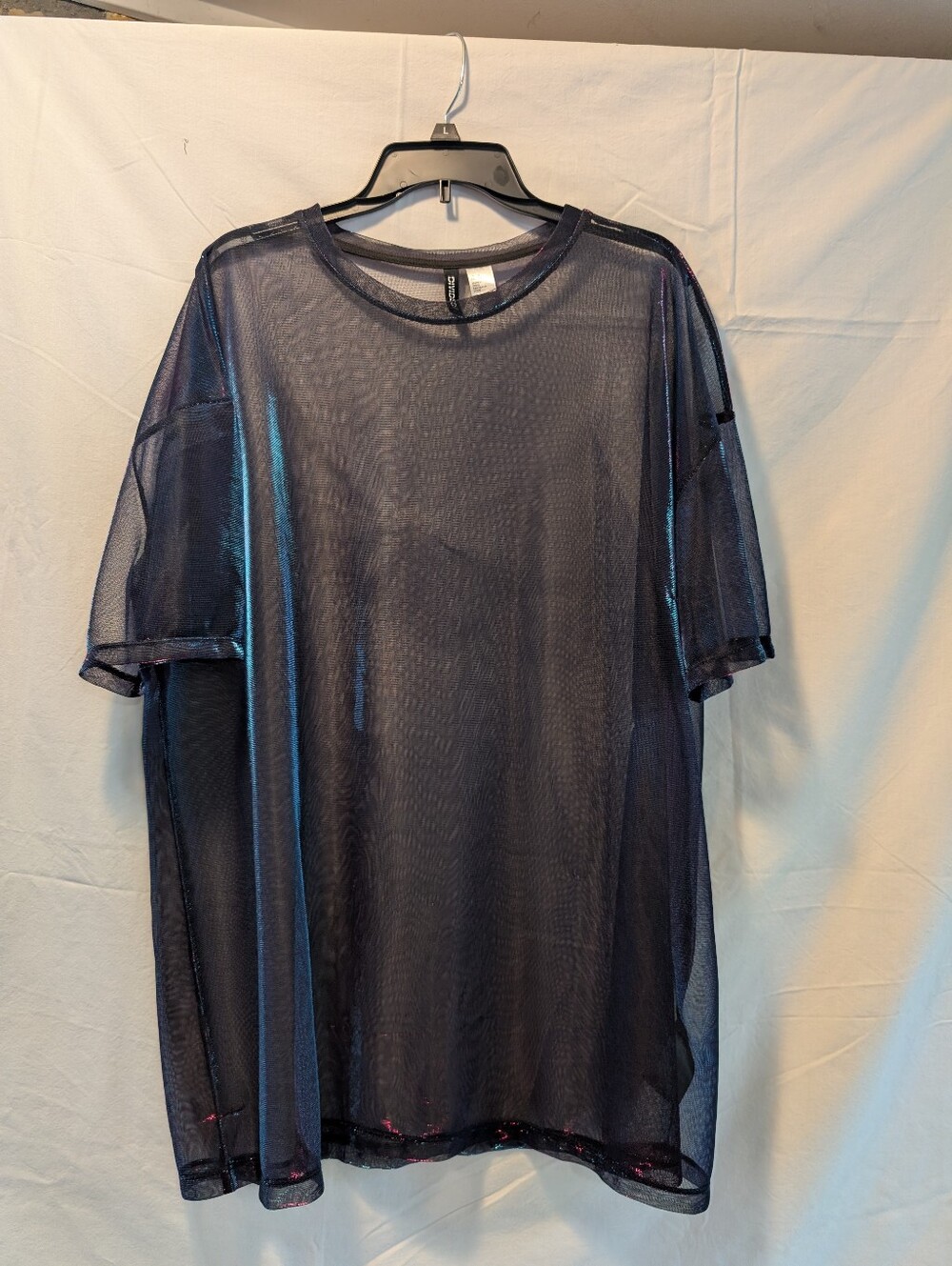 Sheer Metallic Tee